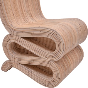 Scaun cu Brate Model Favorsy, Natur, 50x57x88 cm - Img 5