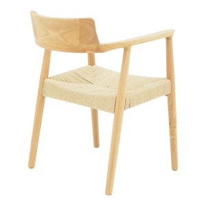 Scaun cu Brate Model Jojene, Natur, 58x54x79 cm - Img 2