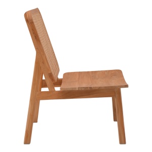 Scaun cu Brate Model Viborg, Natur, 60x75x87 cm - Img 3