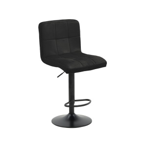 Scaun de bar Remina, negru, 44x44x112 cm - Img 3