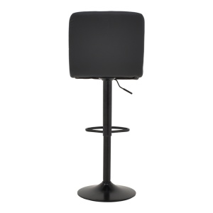 Scaun de bar Remina V1, negru, 44x44x112 cm - Img 6