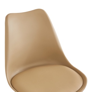 Scaun de birou Gaston II, cappuccino, 48x57x77-90 cm - Img 5