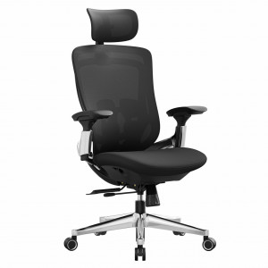 Scaun de birou, Songmics, Negru, 69.5x63x115-125 cm - Img 2