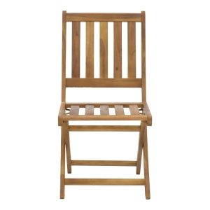 Scaun de exterior, Model Elijie, culoare natural, lemn masiv de salcam, 45x62x90 cm - Img 12