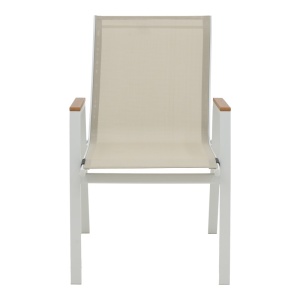 Scaun de grădină Azelie Bej 77x55x94 cm - Img 4
