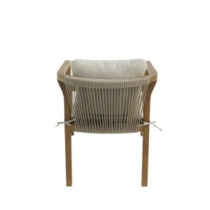 Scaun de Gradina Malibu II, bej, 58x63x74 cm - Img 6