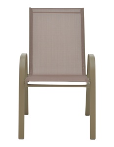 Scaun de Gradina Model Calan, Champagne, 55x75x90 cm - Img 7