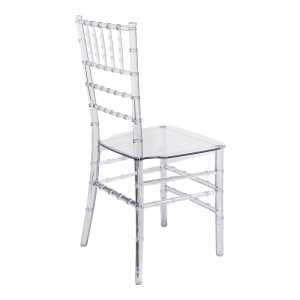 Scaun de Gradina Tiffany, transparent, 38x38.5x88 cm - Img 3