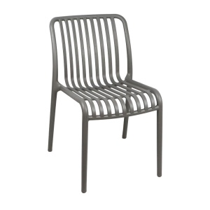 Scaun de Gradina Zoi, gri antracit, 42x58x79 cm