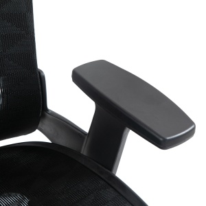 Scaun directorial Mergi, negru, 62x63x110-120 cm - Img 8