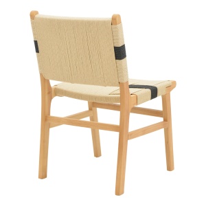 Scaun Julien, natural/negru, 61x54x85 cm - Img 2