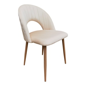 Scaun Lovingo, bej/natural, 50x47x85.5 cm