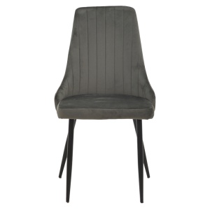 Scaun Model Azori, Gri inchis/Negru , 49x55x85 cm - Img 4