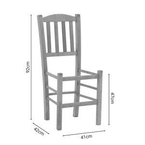 Scaun Model Damnir, Nuc, 41x42x92 cm - Img 9