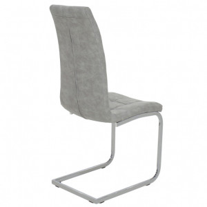 Scaun Model Darrell, Gri antichizat, 42x49x106 cm - Img 2