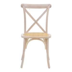 Scaun Model Dylon, Natur/Alb, 48x52x89 cm - Img 4
