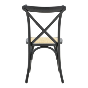 Scaun Model Dylon, Natur/Negru, 48x52x89 cm - Img 5