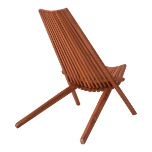 Scaun Model lounge, Natur, 101x63x80 cm - Img 2