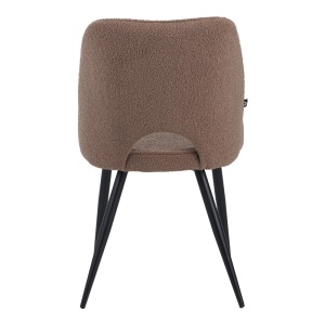 Scaun Model Renish, Cappuccino/Negru, 49x67x91 cm - Img 5