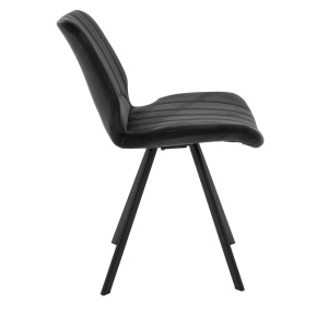 Scaun Model Sabia, Negru, 46x55x80 cm - Img 4