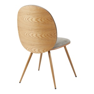 Scaun Nerezy, bej/maro, 57.5x48x88 cm - Img 2