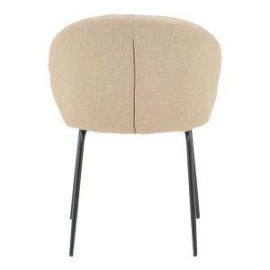 Scaun Olympian, bej/negru, 50x55x83 cm - Img 5
