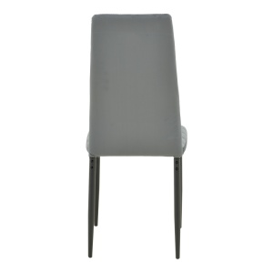 Scaun Parker, gri/negru, 39.5x48x95 cm - Img 5