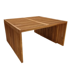 Set de 2 măsuțe laterale Tinnie I, natural, 86x80x46 cm - Img 3