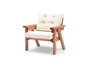 Set de gradina Abant (311) Crem 161x88x80 cm - Img 3