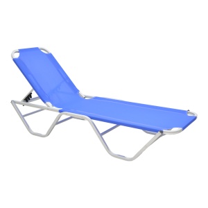 Sezlong Model Dessie, Albastru, 56x188x30 cm - Img 1