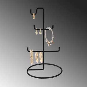 Suport bijuterii Model Reign, Negru, 15x15x27 cm - Img 6