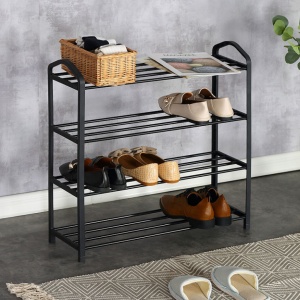 Suport pantofi Model Moses, Negru, 62x20x62 cm - Img 2