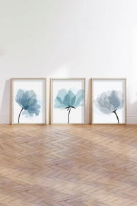Tablou, 3 bucati Huhu206 Multicolor 50x70 cm - Img 5