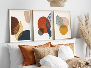 Tablou, 3 bucati Huhu209 Multicolor 50x70 cm - Img 3