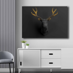 Tablou 70100NISC Auriu 70x100 cm - Img 2
