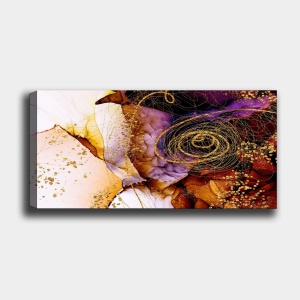 Tablou Enchio Townhall Multicolor 50x120 cm - Img 2