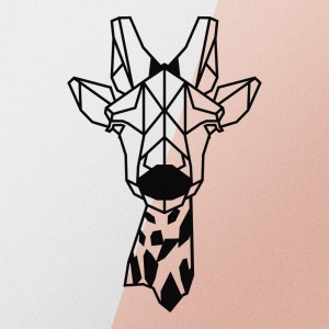 Tablou metalic Giraffe Negru 33x50 cm - Img 6