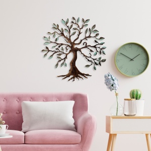 Tablou metalic Tree Multicolor 60x60x1.5mm - Img 4