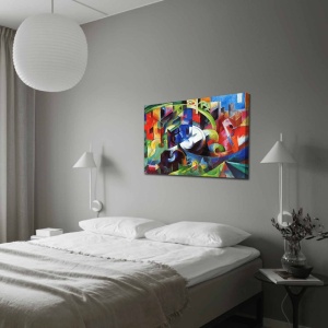 Tablou Rainbow Palette 2 Multicolor 70x100x3 cm - Img 2