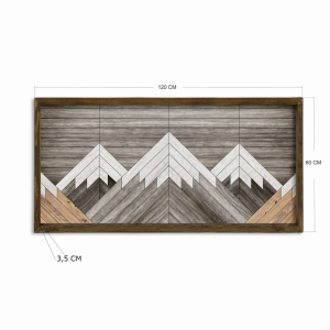Tablou TAH035 Multicolor 120x60 cm - Img 3