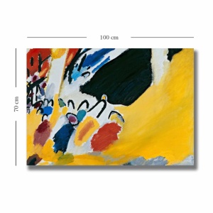 Tablou Waterlily Bouquet Multicolor 70x100 cm - Img 3