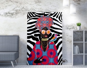 Tablou WY208 Multicolor 70x100x2 cm - Img 1