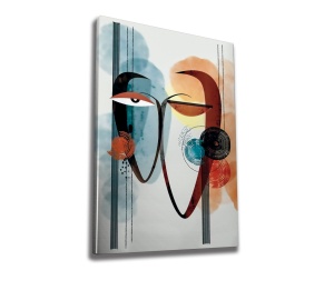 Tablou WY244 Multicolor 70x100x2 cm - Img 3