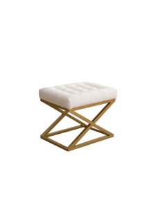 Taburet Altin Crem 50x42x40 cm - Img 6