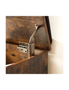 Banca de depozitare, Vasagle, ULHS056X01, Maro Rustic, 29.9 x 15 x 18 cm - Img 7