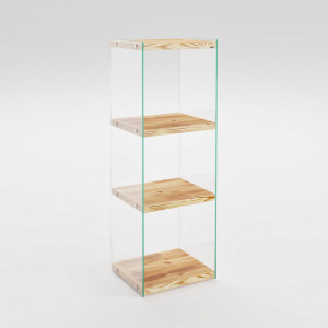 Biblioteca Model Niagara, Natur, 40x35x120 cm - Img 5