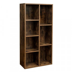 Biblioteca Vasagle, Model Oliver, 50x24x106 cm, Antic - Img 2