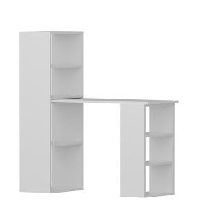 Birou Last Alb 90x70x40 cm - Img 4
