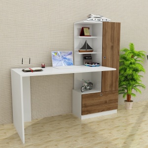 Birou Merinos Alb 120x73.8x61.8 cm - Img 1