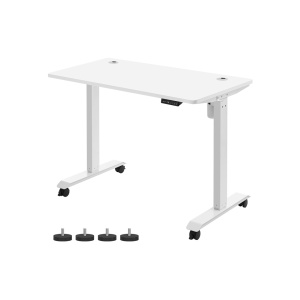 Birou reglabil Songmics Alb 120x60x119 cm